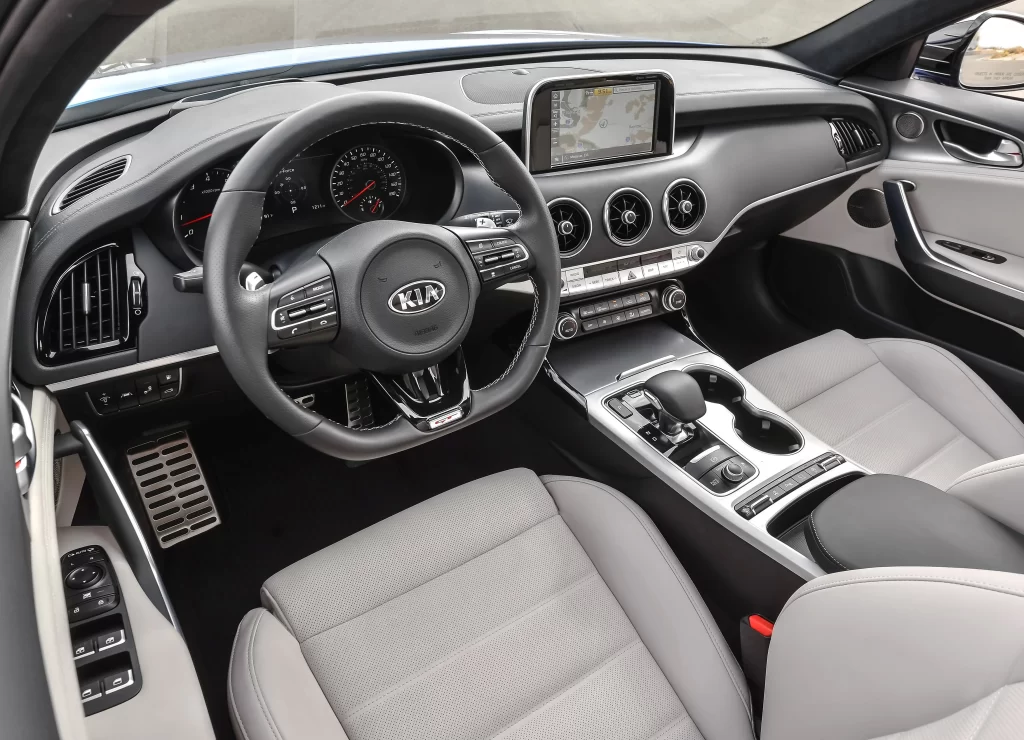 Kia Stinger GT Interior Car Photography