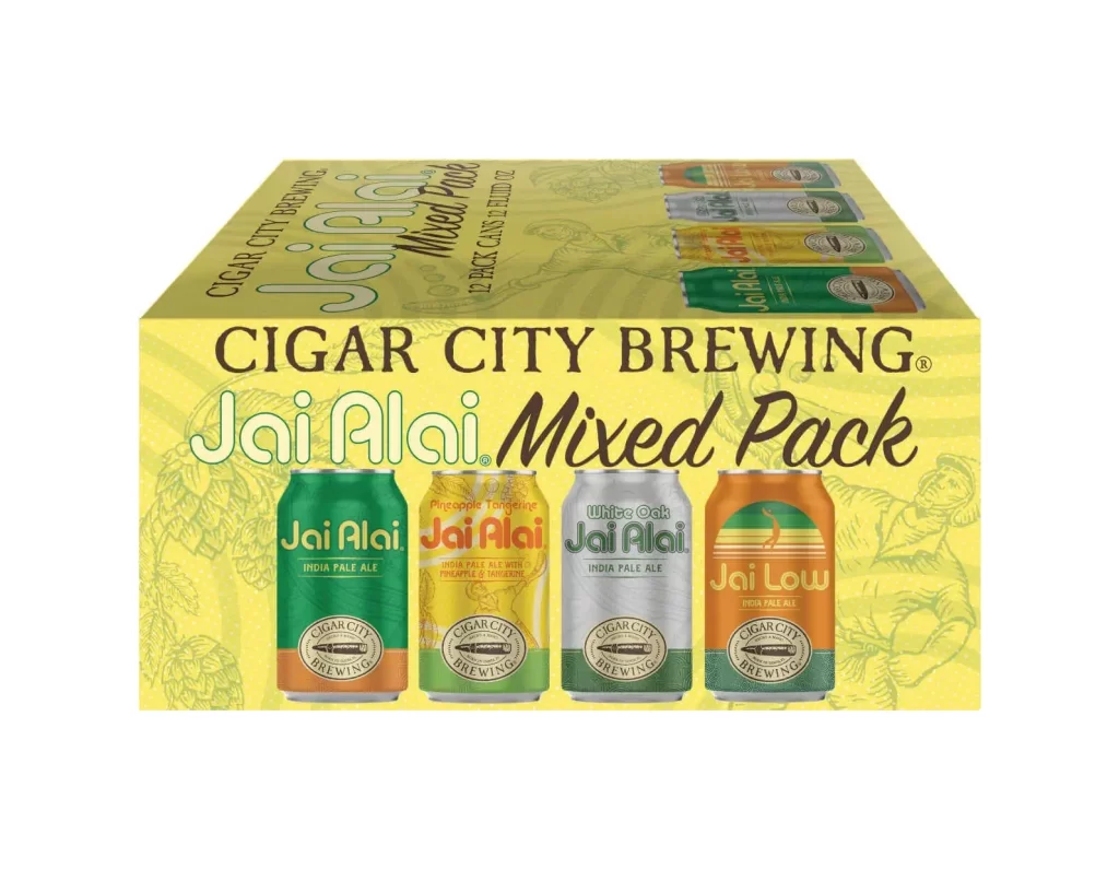 Cigar City Brewing Jai Alai Mixed Pack Box Packaging