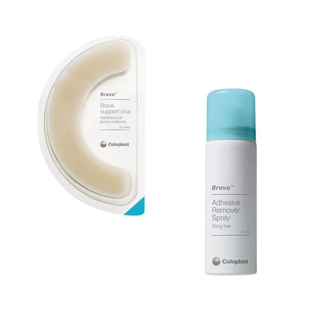 Coloplast Brava Brava support plus Brava Adhesive Remover Spray White light Packaging