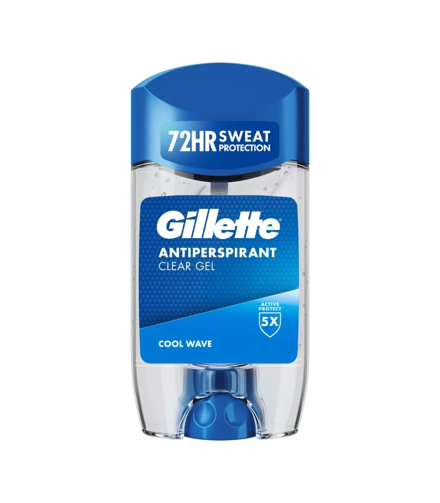 Gillette Cool Wave 72HR Sweat Protection, Active Protect 5X Antiperspirant Pa…