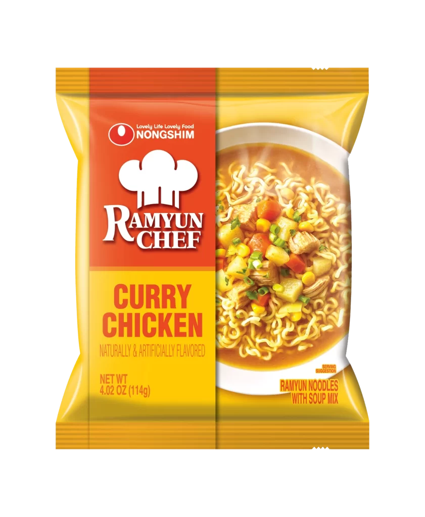 Nongshim Curry Chicken Ramen Packaging