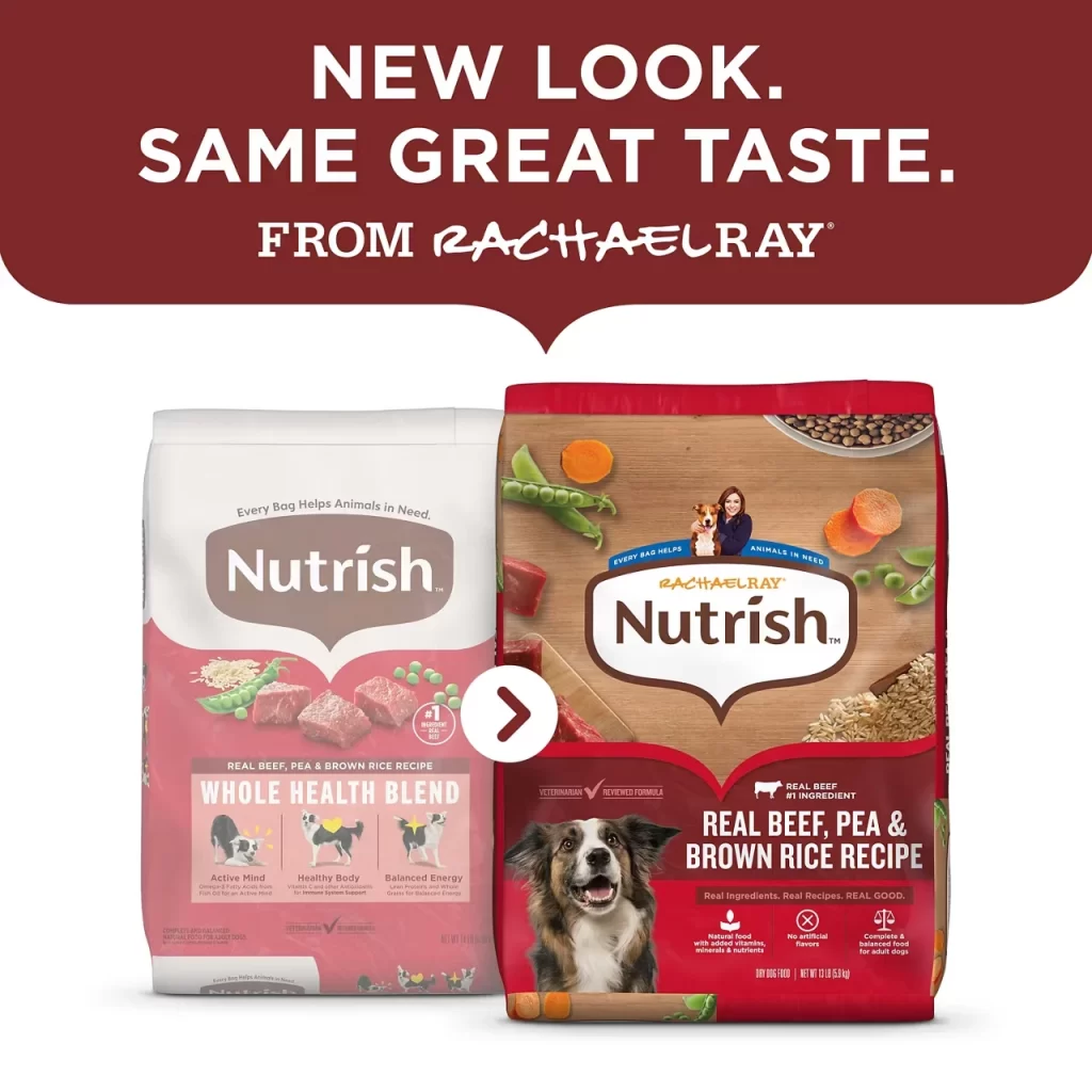 Rachael Ray Nutrish Dog Food Packaging a