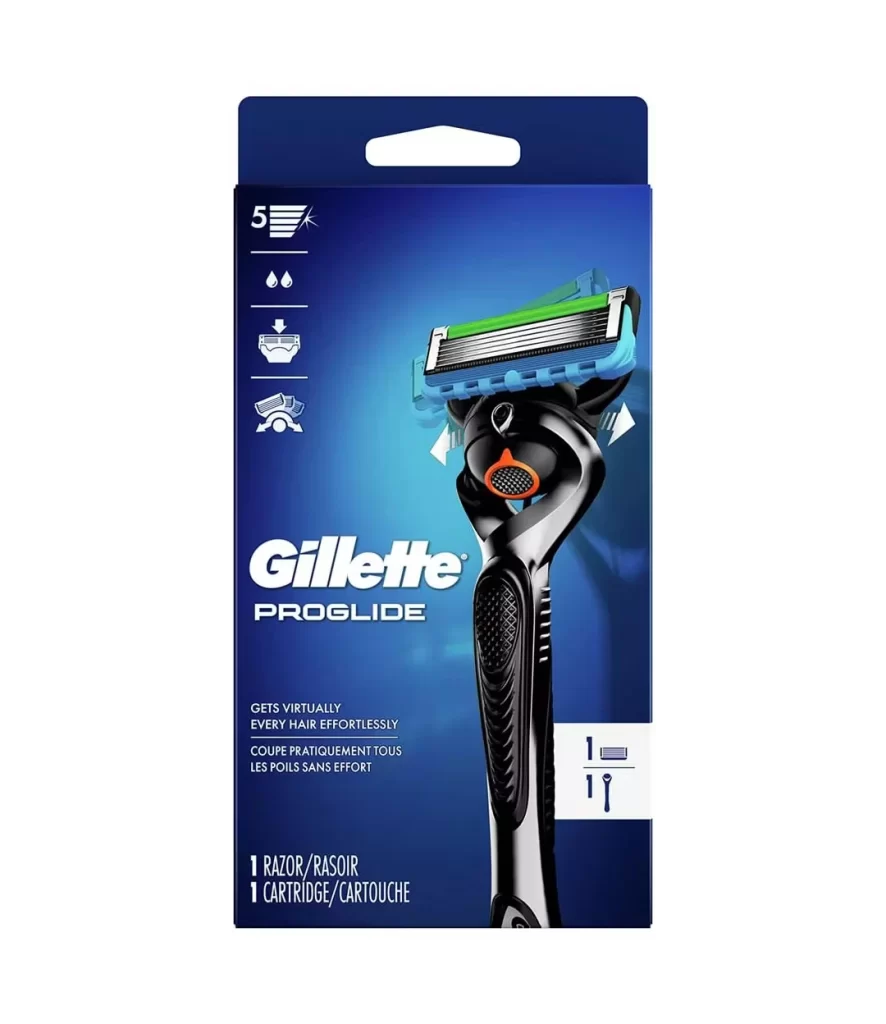 Gillette ProGlide Razor Front Packaging