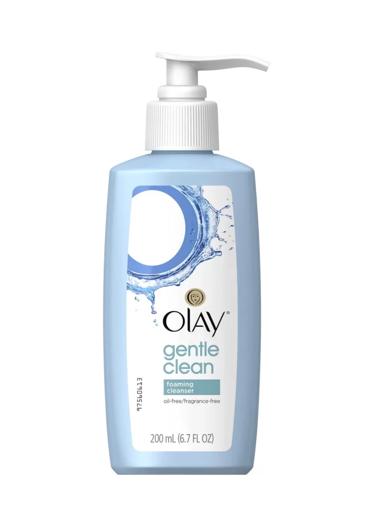 Olay gentle clean oil-free/fragrance-free Skincare Packaging