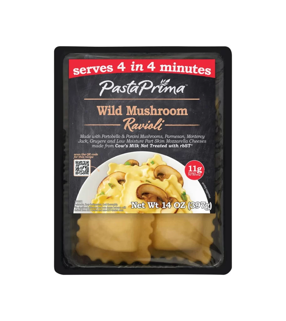 Pasta Prima Wild Mushroom Fresh Pasta Packaging