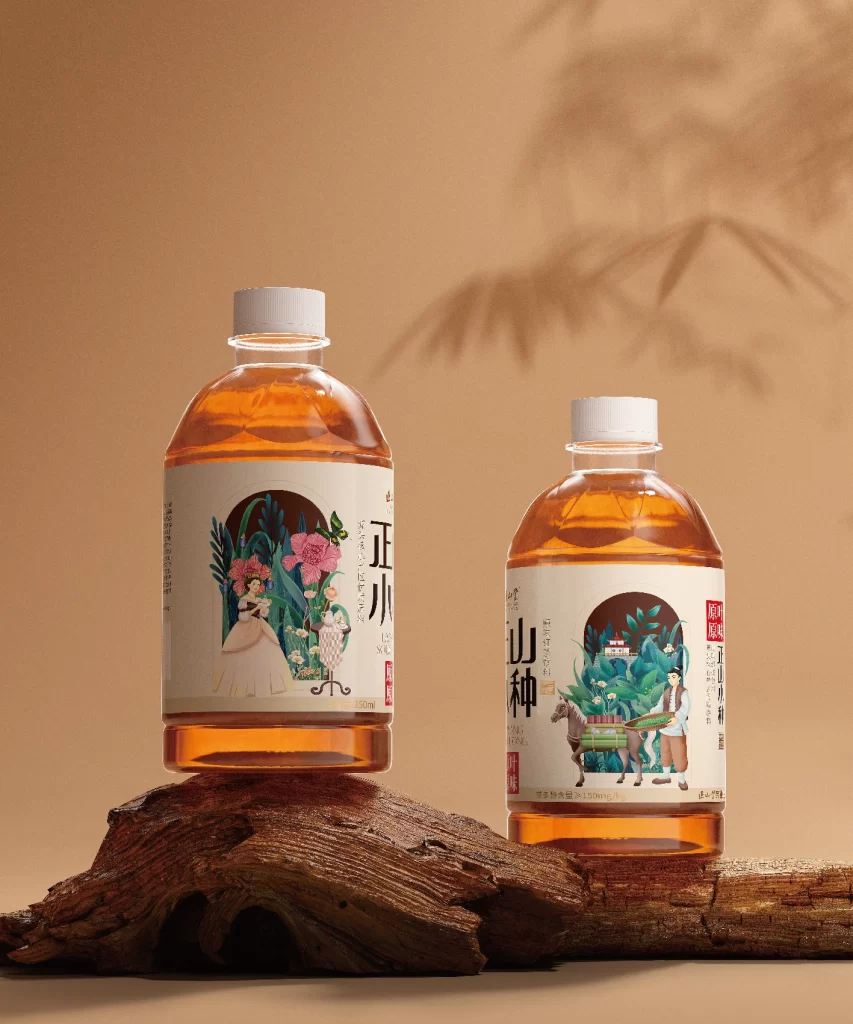 Zheng Shan Tang Tea Packaging Side View