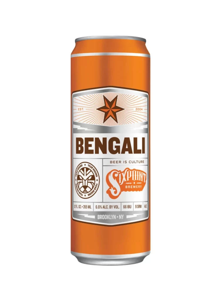 Sixpoint Brewery Bengali Orange Beer Packaging