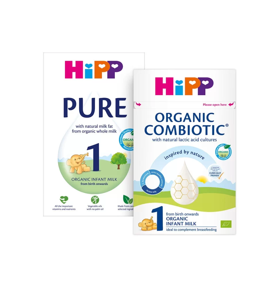 HiPP Organic Infant Milk Baby Formula Packaging