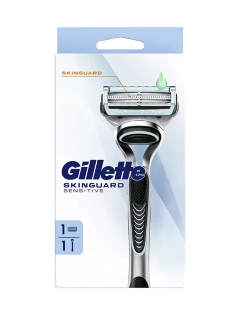 Gillette Skinguard Sensitive Razor Packaging
