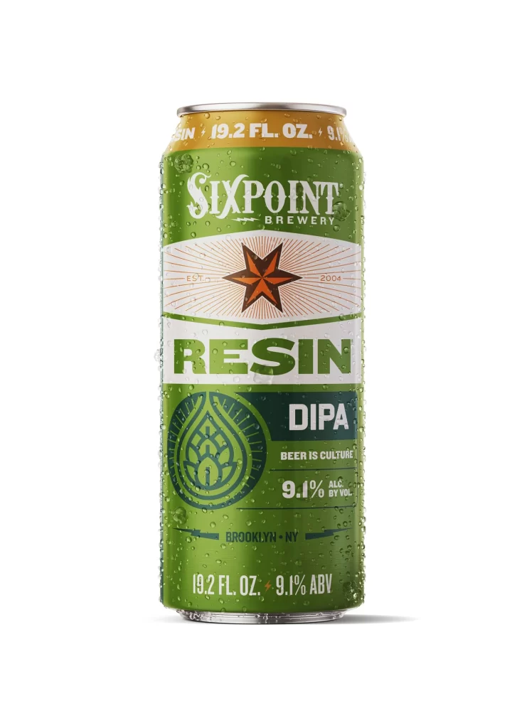 Sixpoint Brewery Resin DIPA Green Beer Packaging