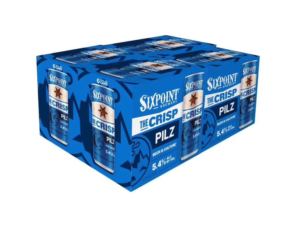 Sixpoint Brewery The Crisp Pilz Beer Display Packaging