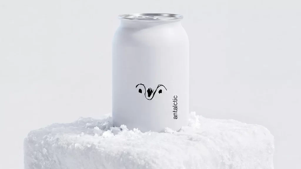 Alctic Antactic White Minimalist Packaging