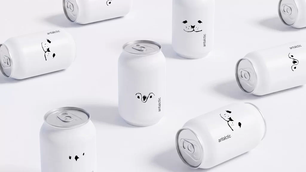 Alctic Craft Beer Minimalist White Packaging