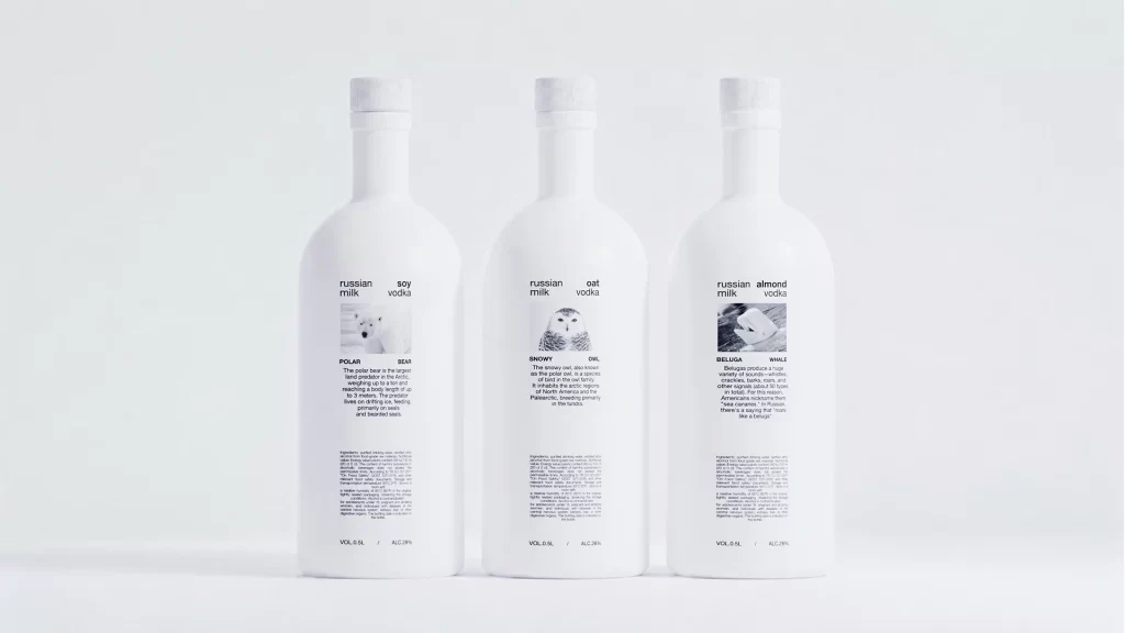 Alctic Vodka Three White Packaging