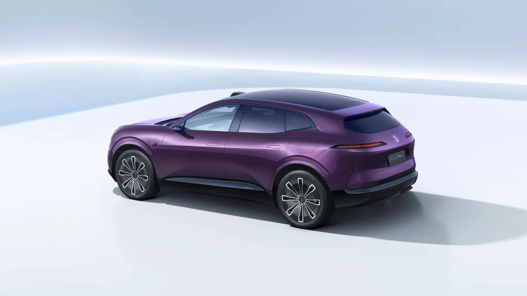 Avatr 11 Purple Rear View