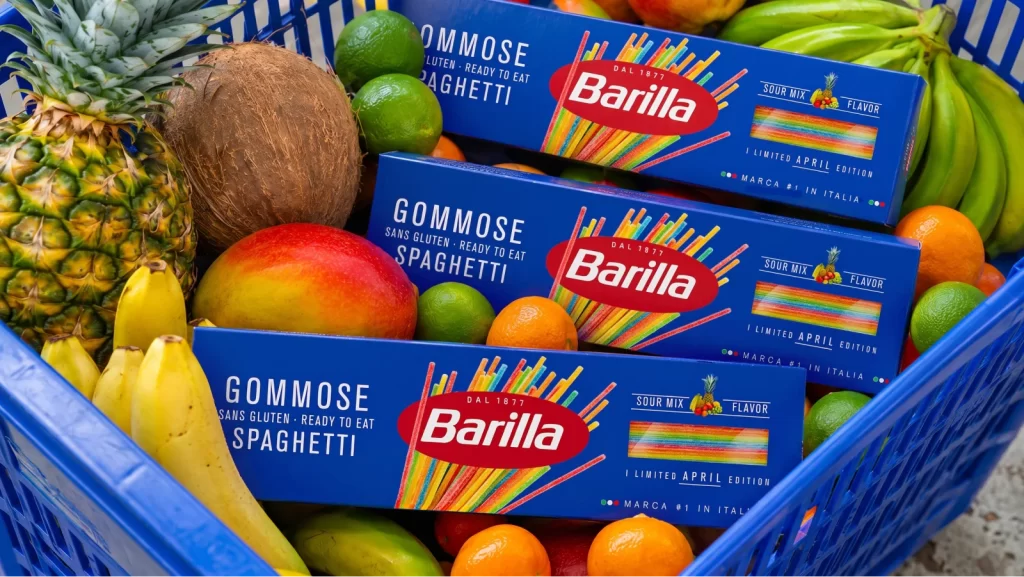 Barilla Gommose Spaghetti Packaging