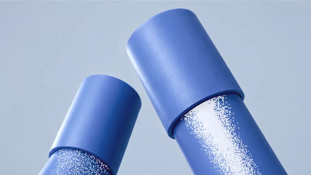 Brisk Deodorant Cylindrical Shape Packaging