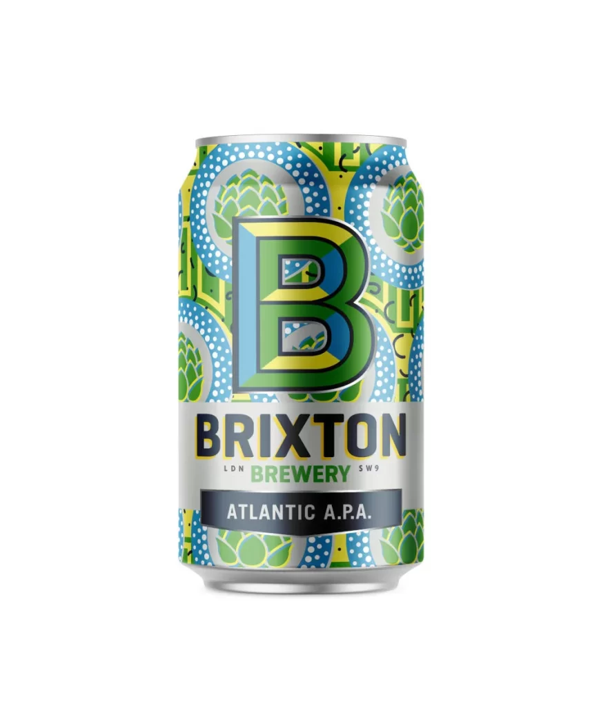 Brixton Brewery Atlantic A.P.A. Can Packaging