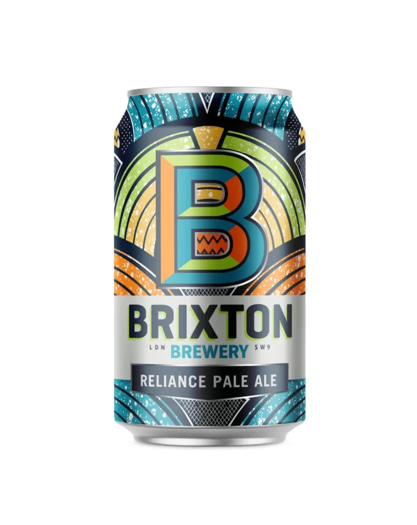 Brixton Brewery Reliance Pale Ale Can Packaging
