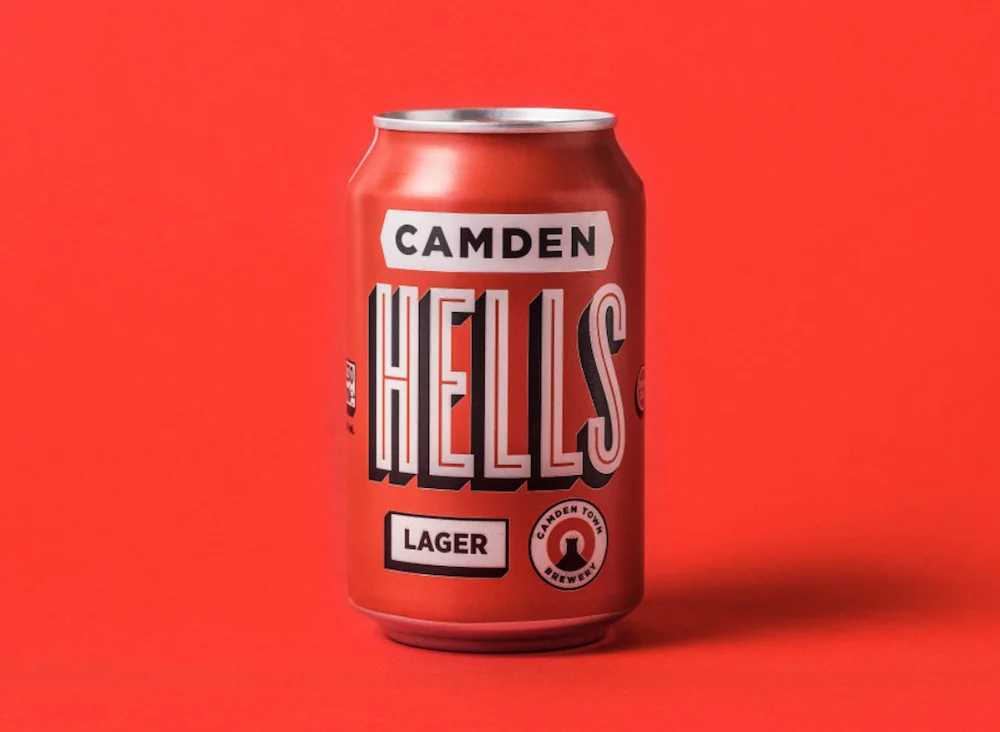 Camden Town Brewery Hells Lager Can Bar Scene