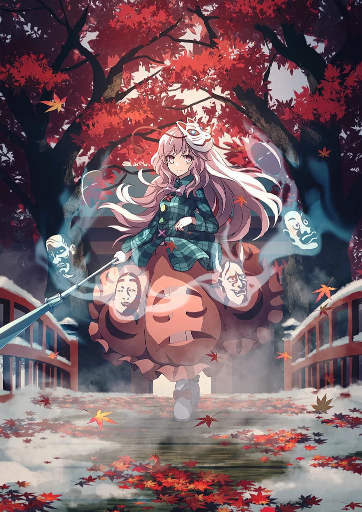 Character with a pumpkin skirt Digital Art 2K Wallpaper