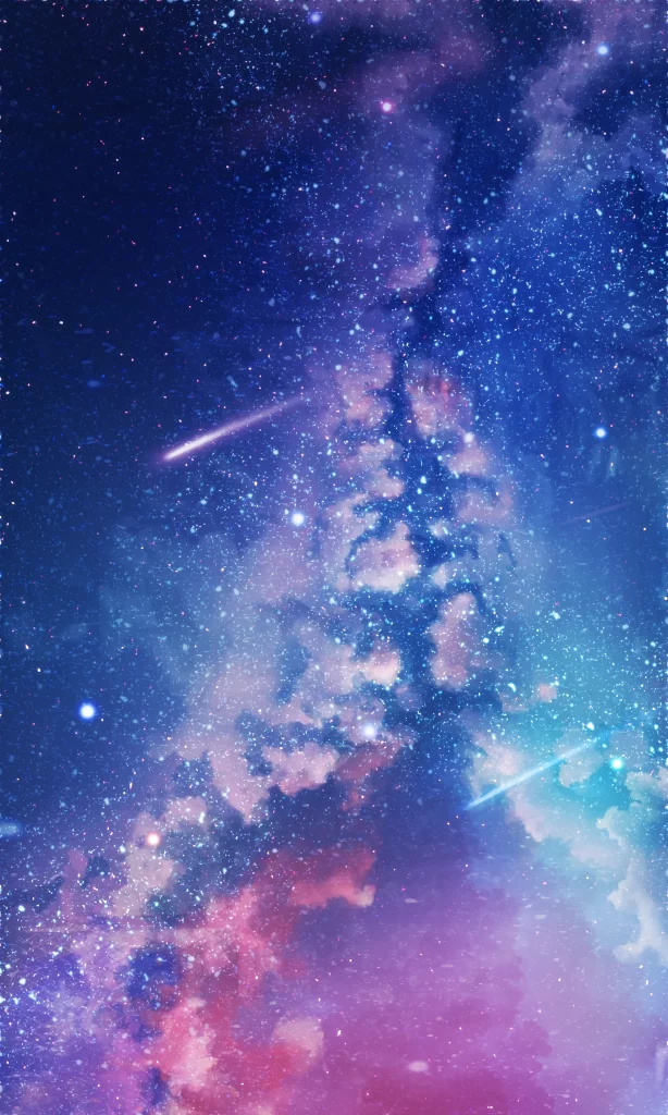 Cosmic Landscape Digital Art 2K Wallpaper