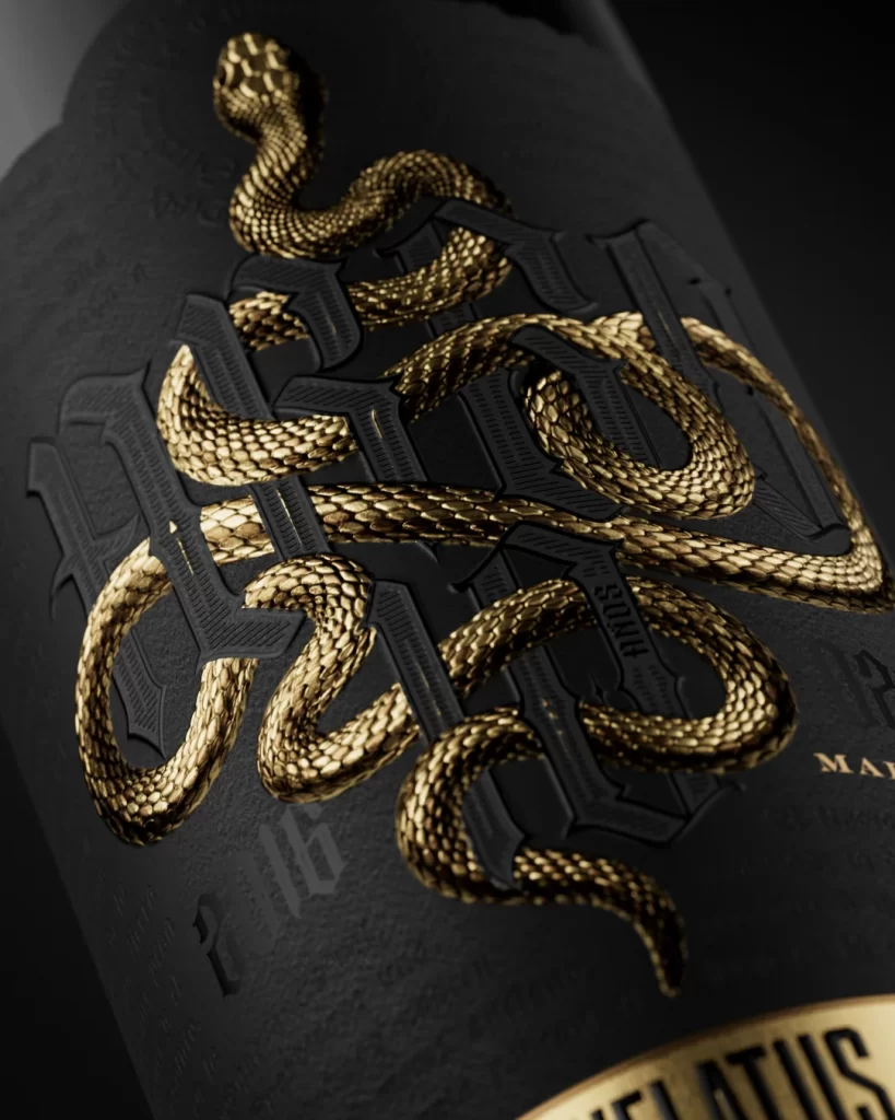 Craft Beer Black Snake Around Packaging