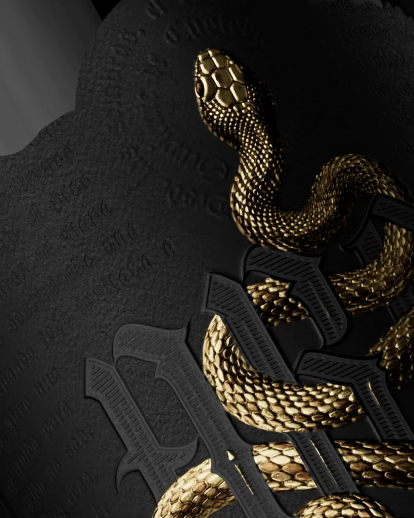 Craft Beer Black Snake Coiled Packaging