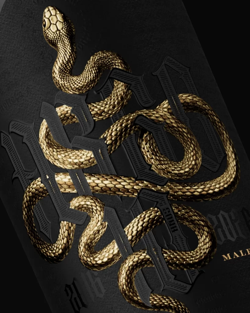Craft Beer Black Snake Packaging
