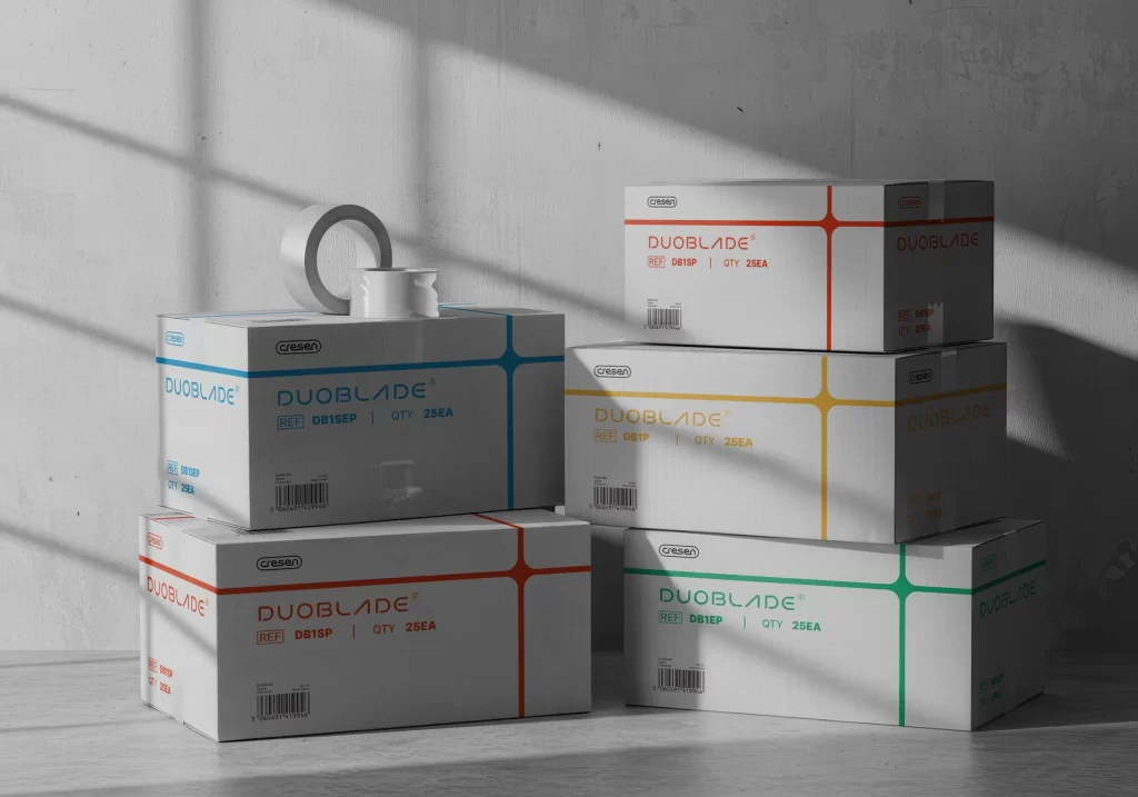 Cresen DUOBLADE White Colorful Packaging