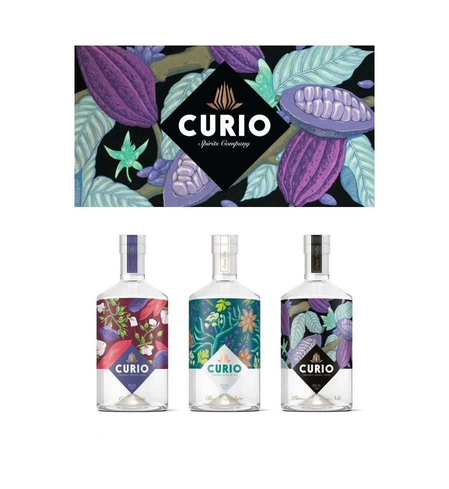 Curio Spirits Packaging