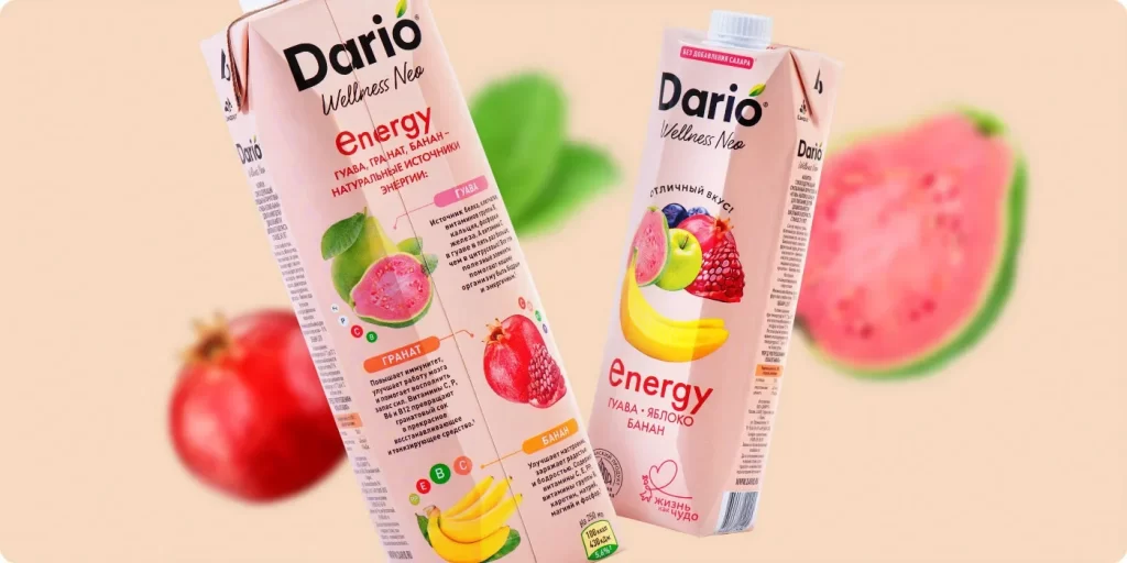Dario Energy Drink Packaging