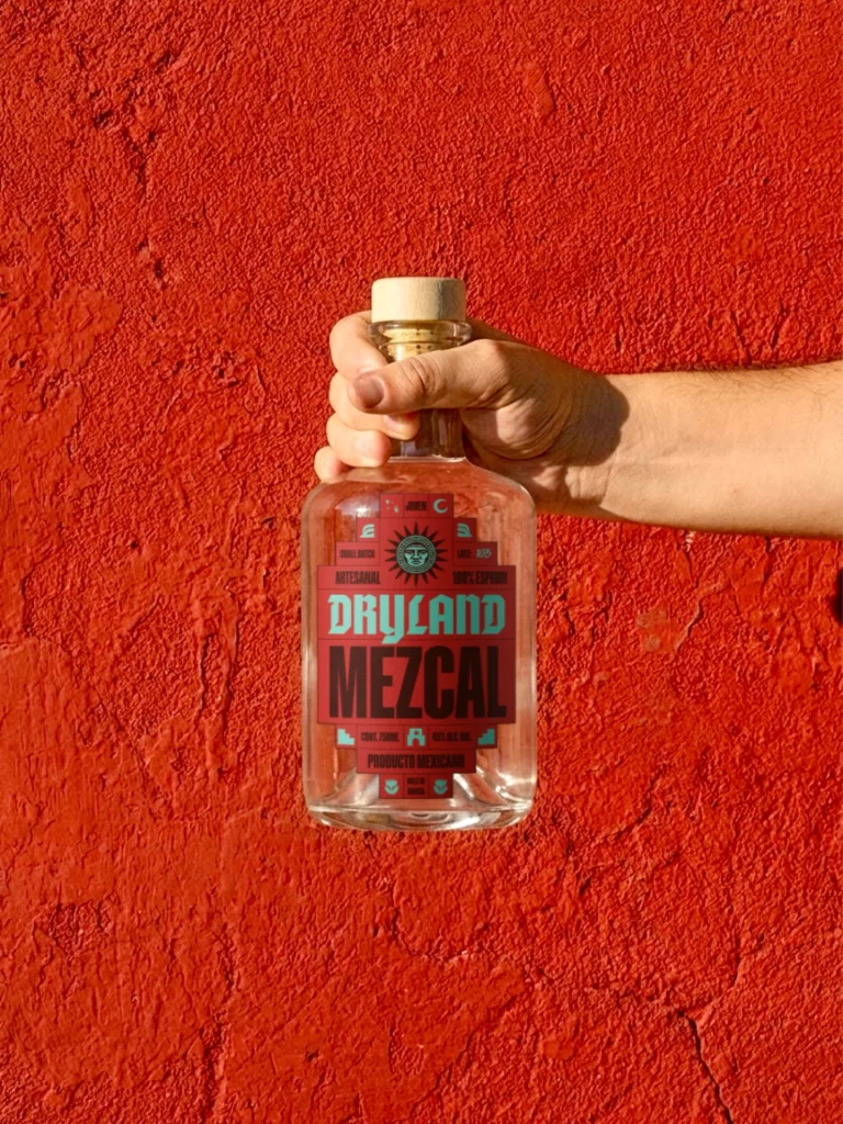 Dryland Mezcal Clear Black Packaging