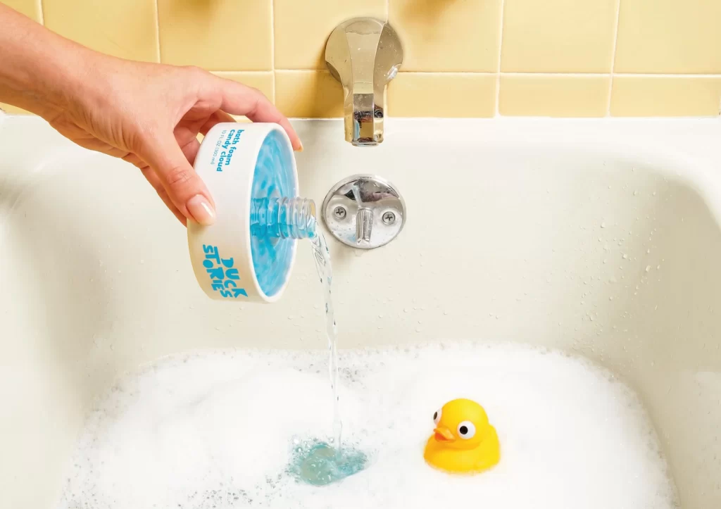 Duck Stories Bath Foam Liquid White Packaging