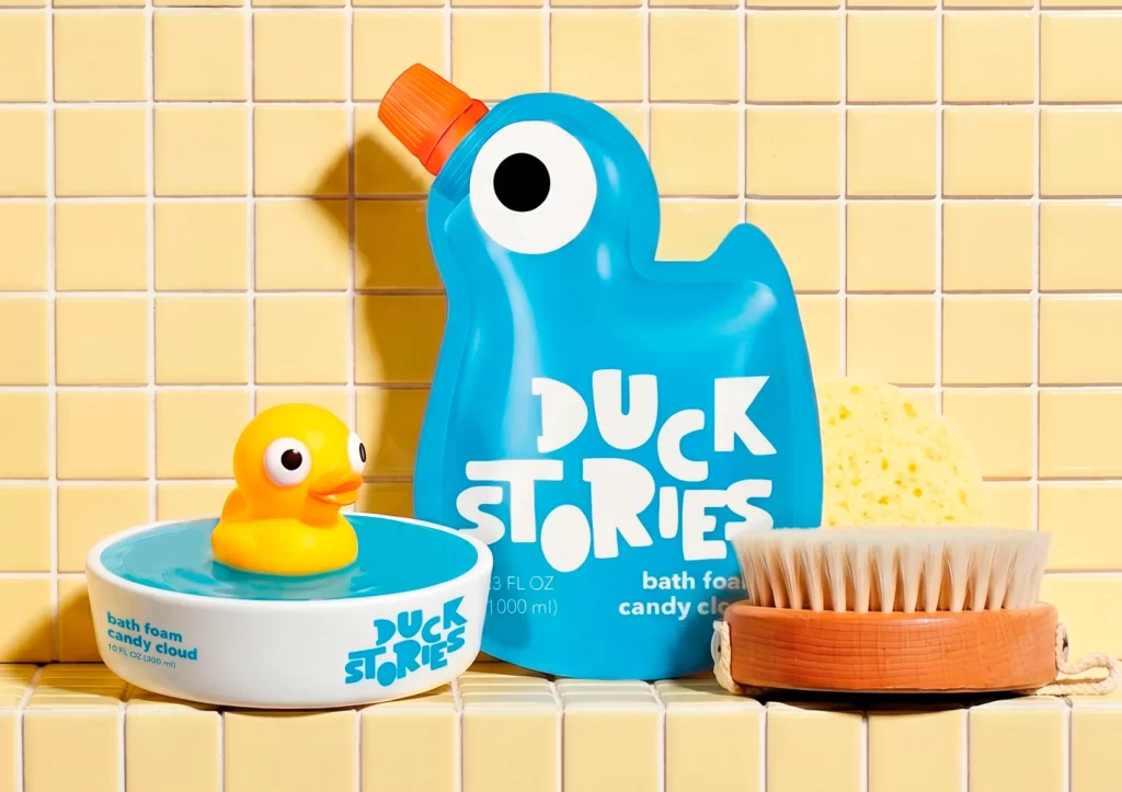 Duck Stories Bath Foam Pouch Large Packaging