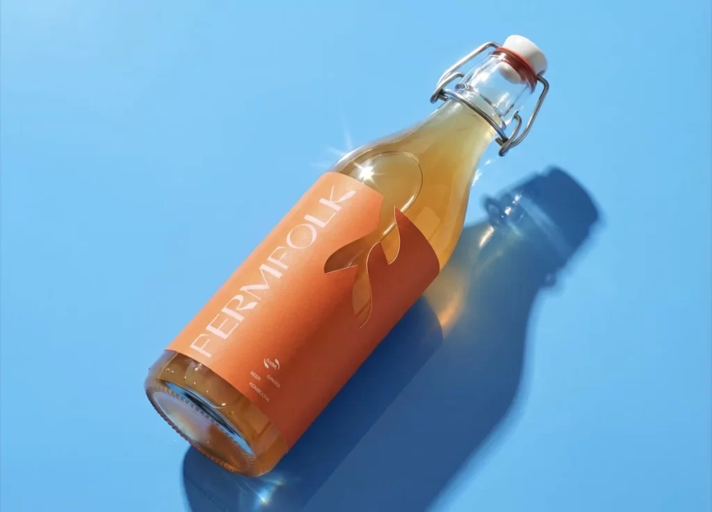Fermfolk Craft Beer Closure Orange Packaging