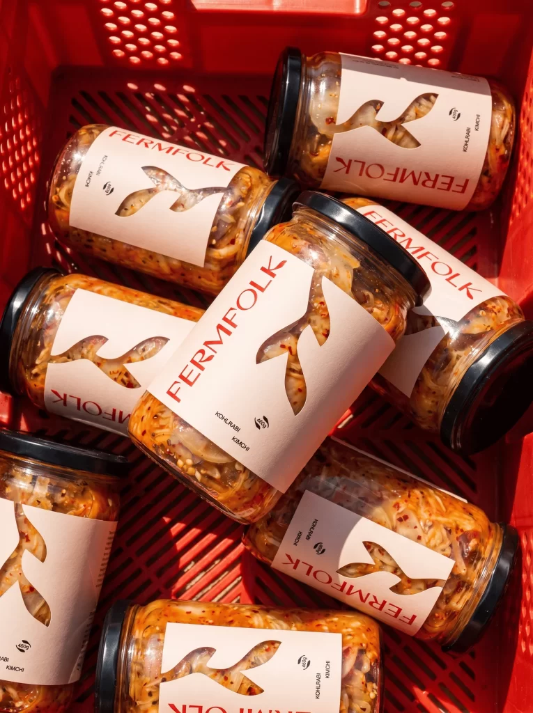 Fermfolk KIMCHI Packaging