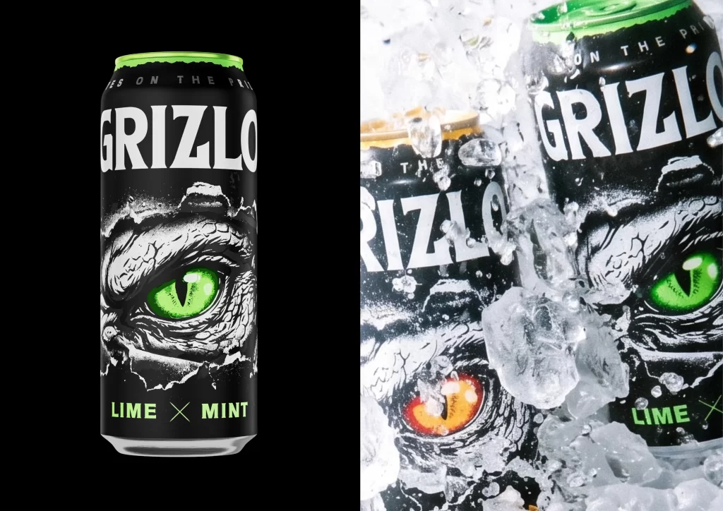 Grizlo Lime Mint Black Green Large Packaging