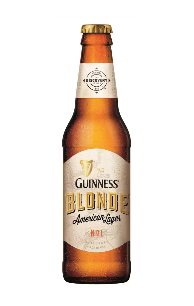 Guinness Blonde American Lager Bottle Packaging