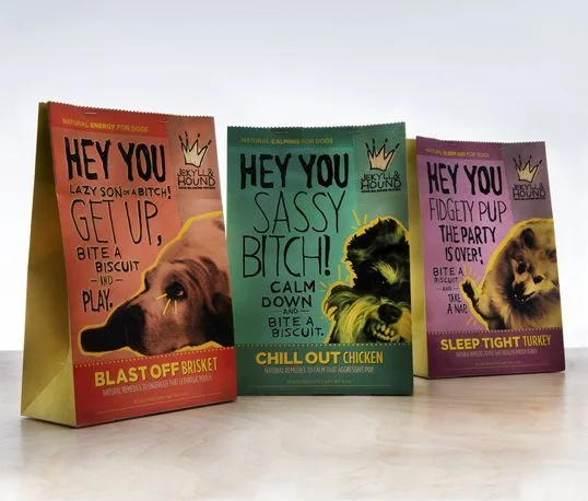 Hey You Dog Treats Packaging