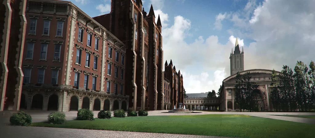 Historical Building Digital Art 1080p Wallpaper