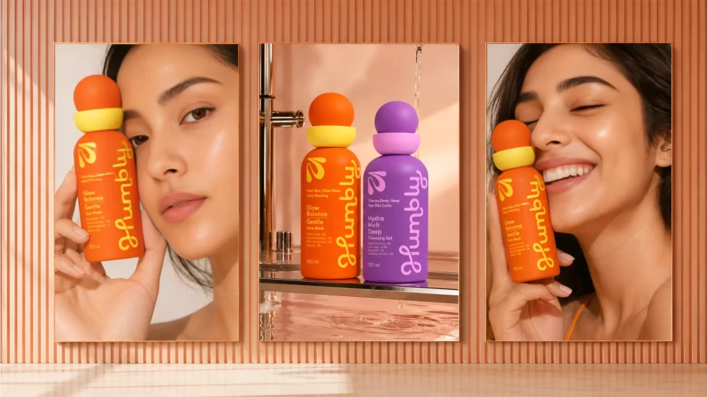 Humbly Glow Balance Gentle Face Wash Packaged Orange Packaging