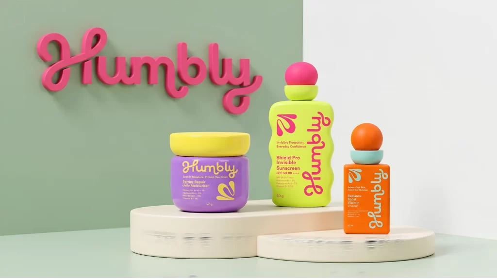Humbly Sunscreen Bright Playful Packaging