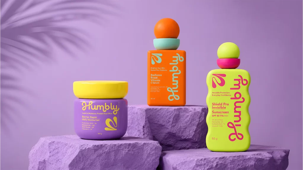 Humbly Sunscreen Vibrant Colors Packaging