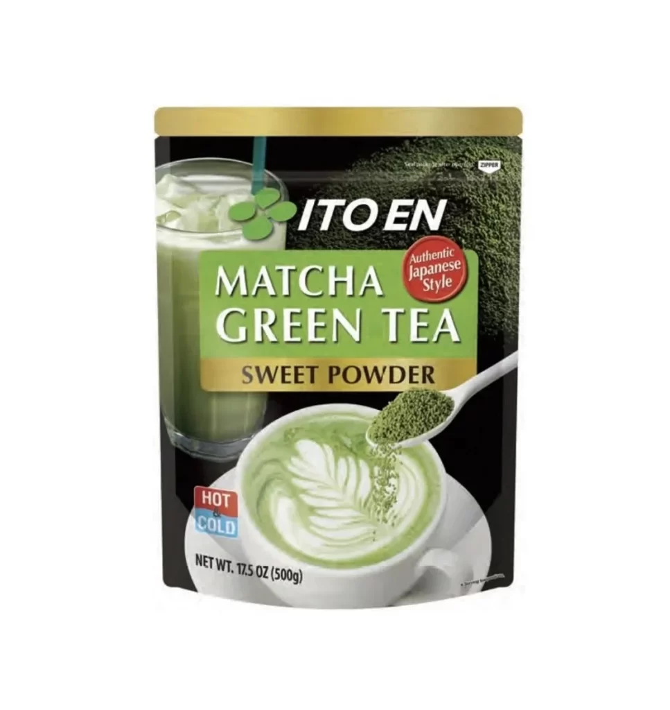Ito En Matcha Green Tea Sweet Powder Packaging
