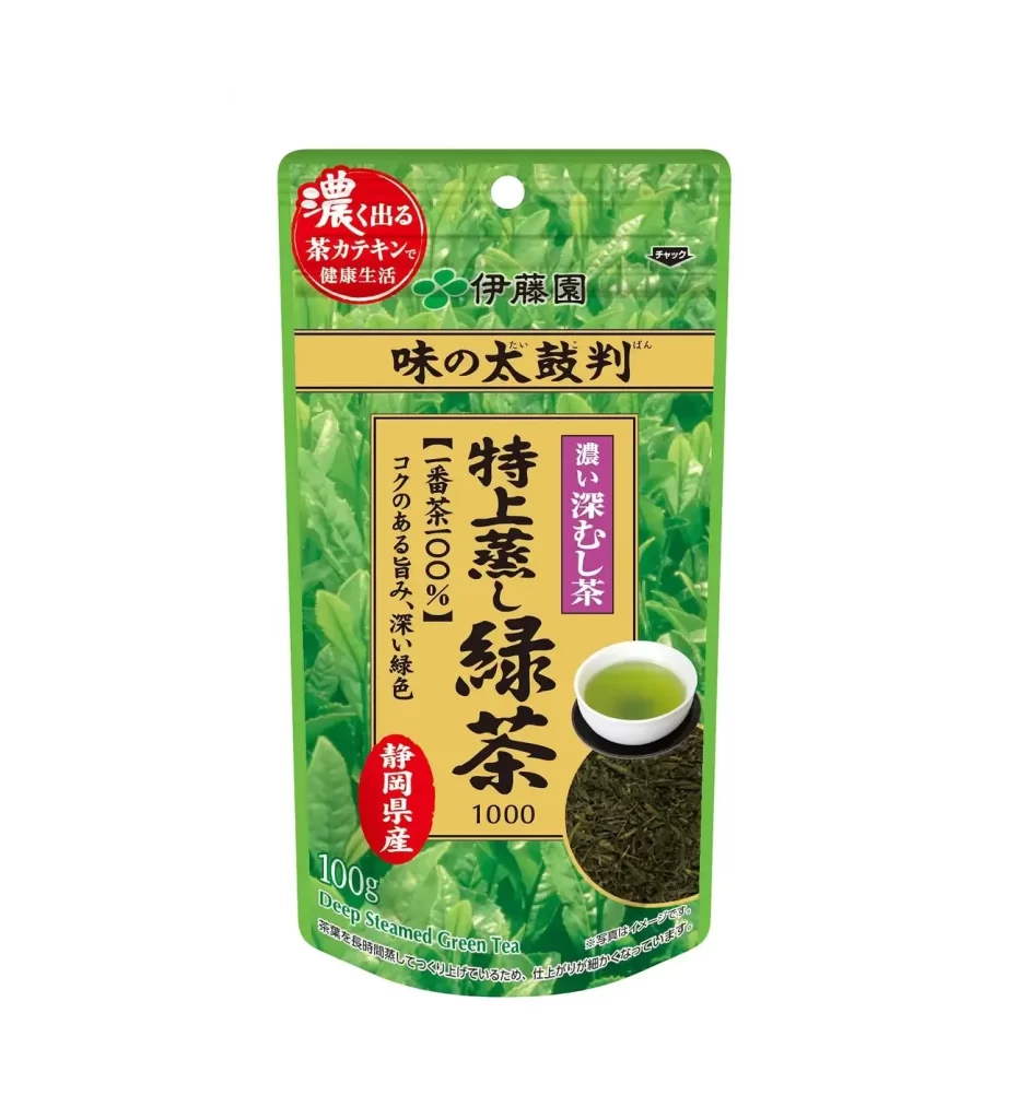 Ito En Premium Steamed Green Tea Packaging