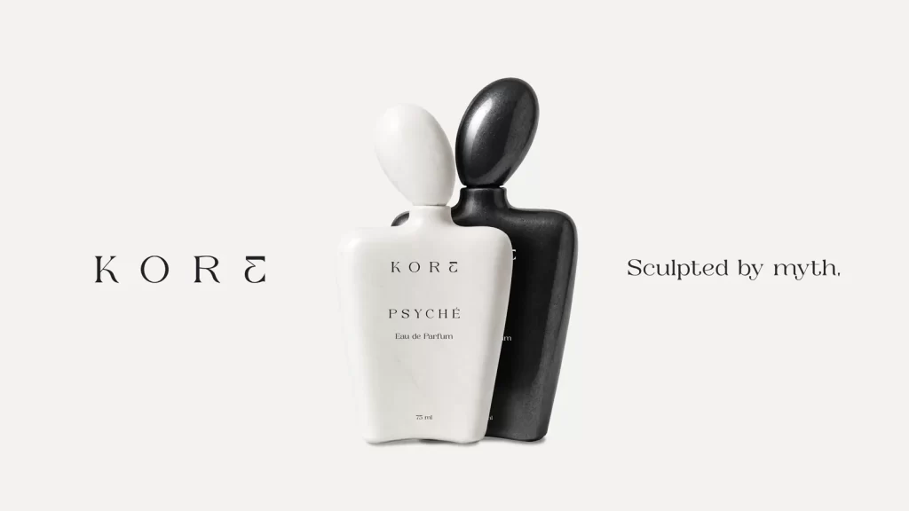 Kore Psyche Eau de Parfum Bottles White Packaging