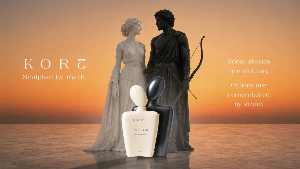 Kore Psyche Eau de Parfum White Smooth Packaging