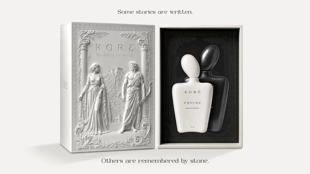 Kore Psykhe Eau de Parfum Packaging
