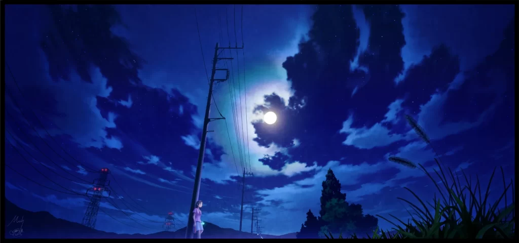 Landscape Digital Art 1080p Blue Cloud Wallpaper